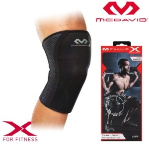 자체브랜드맥데이비드 무릎보호대 1쌍 McDavid Dual Density Knee Support Sleeves / Pair (X801-BK)