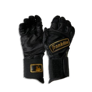 프랭클린[프랭클린] 파워스트랩 손목보호 배팅장갑 20445 블랙/골드