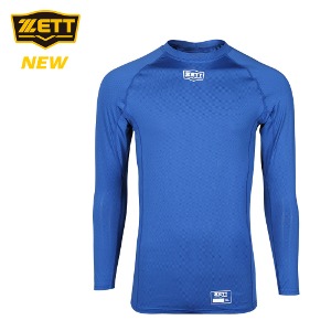 제트[ZETT] 긴팔 라운드 언더셔츠 BOK-342 블루