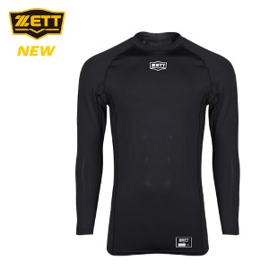 제트[ZETT] 긴팔 라운드 언더셔츠 BOK-342 블랙